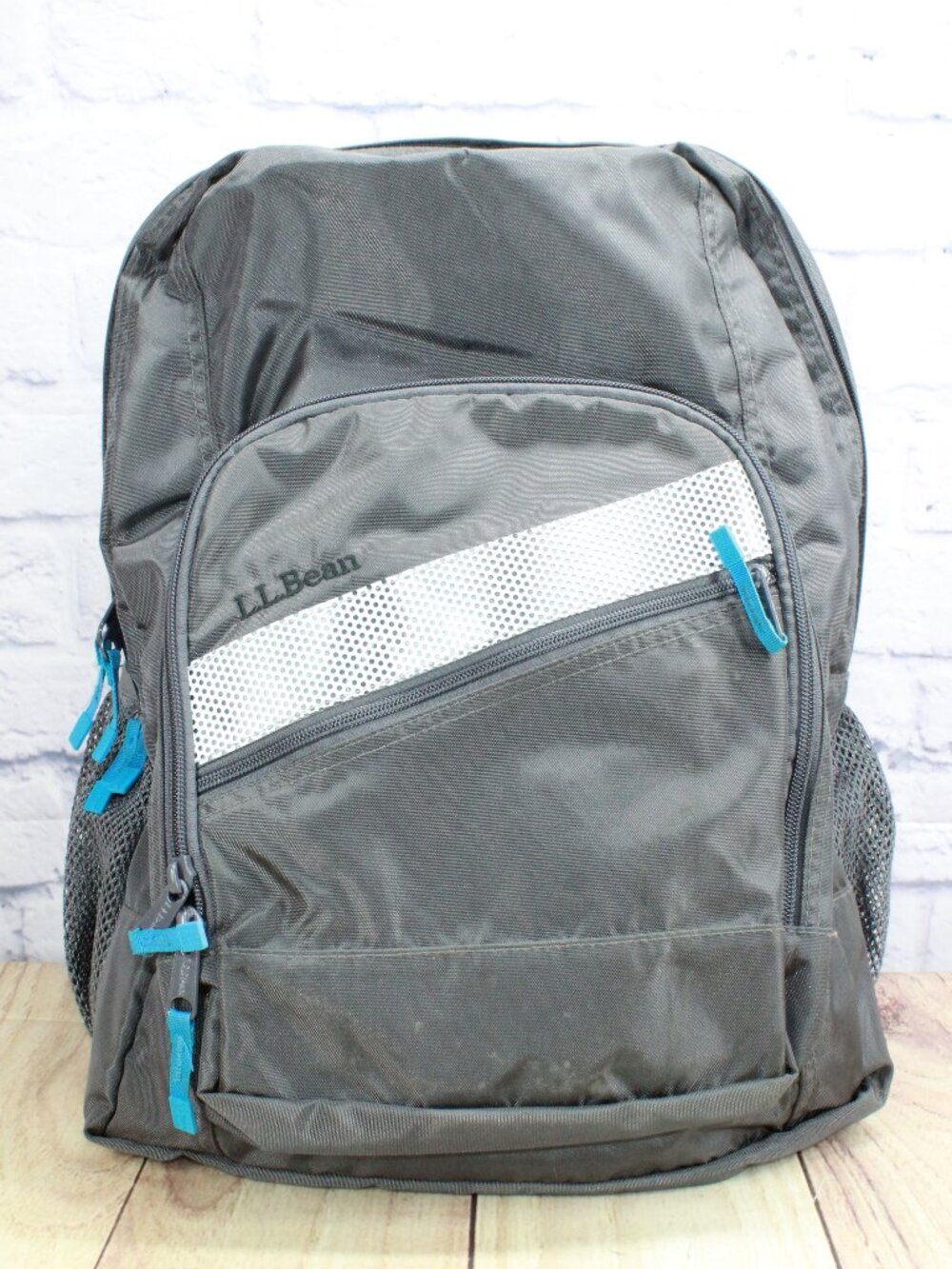 READ LL Bean Unisex Adult Deluxe Book Pack 37L Backpack Grey School Travel Bag